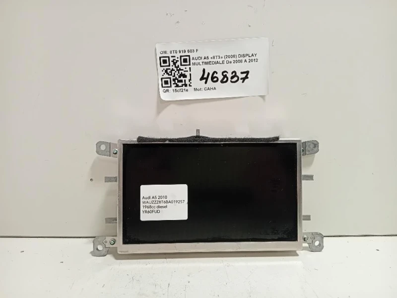 Display Multimediale 8T0 919 603 F Audi A5 8T3 2008
