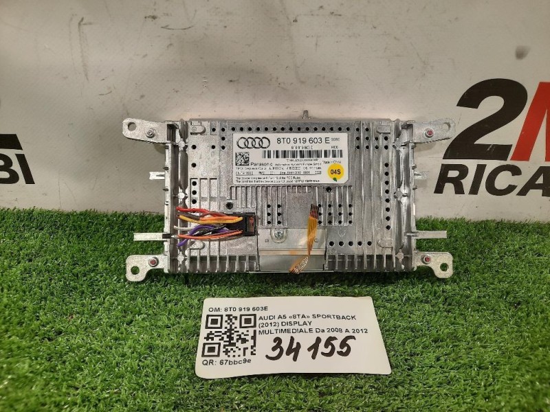Display Multimediale 8T0 919 603E Audi A5 8TA Sportback 2012