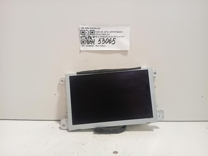 Display Multimediale 8R0 919 604 AA Audi A5 8TA Sportback 2012