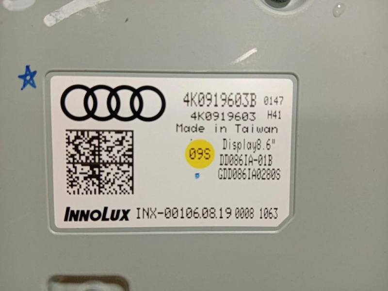 Display Multimediale 4K0 919 603 B DISPLAY SCHERMO ORIGINALE Audi A6 4GD Avant 2016