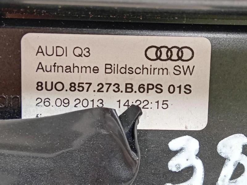 Display Multimediale 8U0 857 273 B Audi Q3 8UB 2012