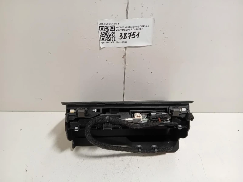 Display Multimediale 8U0 857 273 B Audi Q3 8UB 2012
