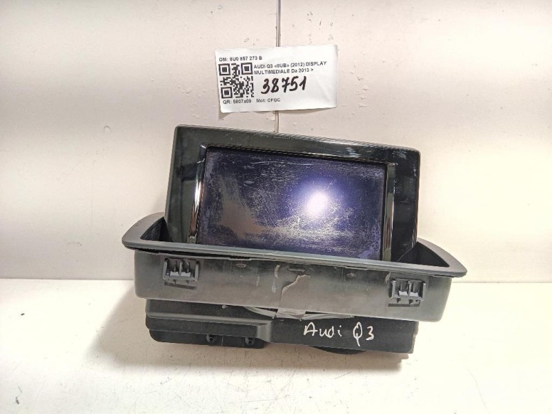 Display Multimediale 8U0 857 273 B Audi Q3 8UB 2012