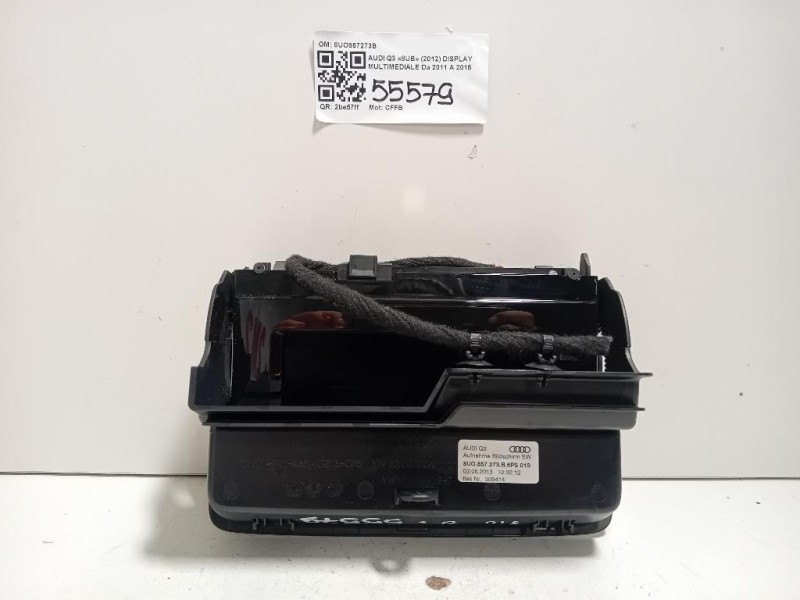 Display Multimediale 8UO857273B Audi Q3 8UB 2012