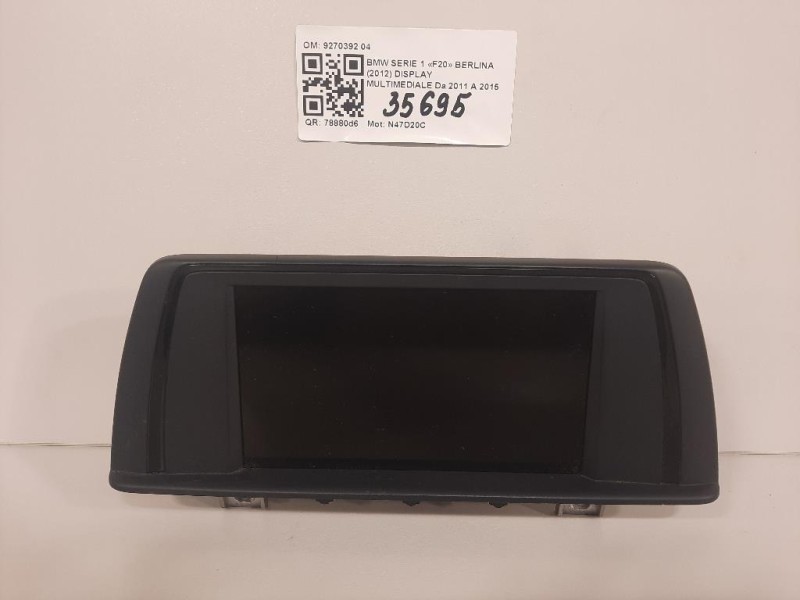 Display Multimediale 9270392 04 Bmw Serie 1 F20 Berlina 2012