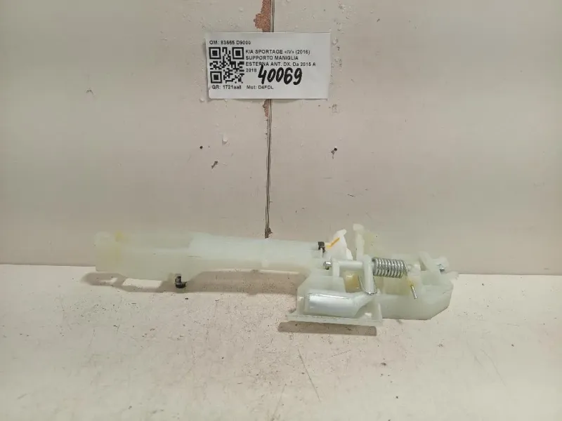 Supporto Maniglia Esterna ANT DX 83665 D9000 Kia Sportage IV 2016