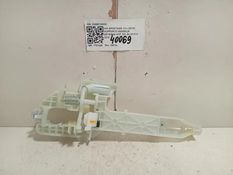 Supporto Maniglia Esterna ANT DX 83665 D9000 Kia Sportage IV 2016