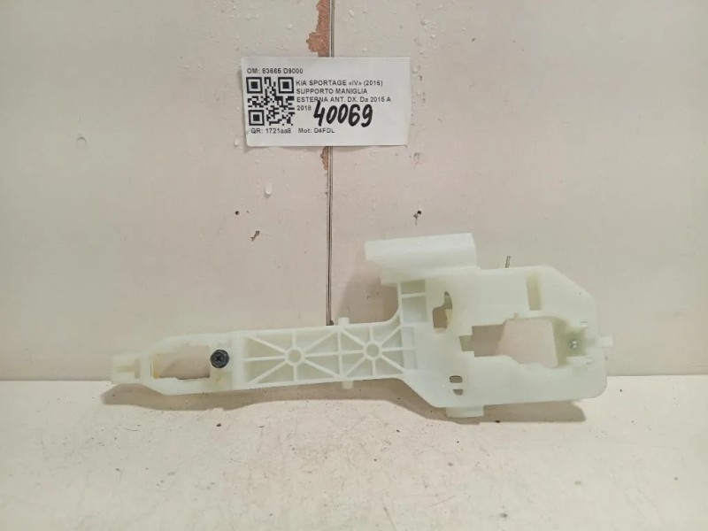Supporto Maniglia Esterna ANT DX 83665 D9000 Kia Sportage IV 2016