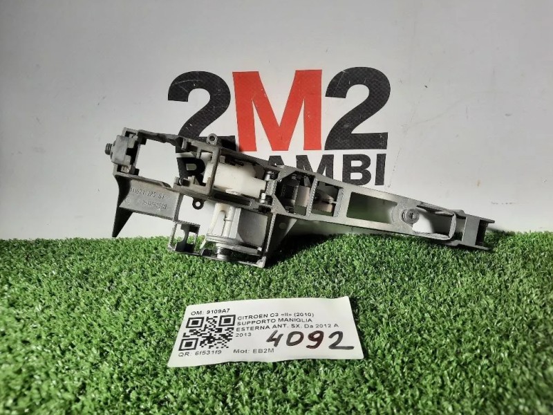 Supporto Maniglia Esterna ANT SX 9109A7 Citroen C3 II 2010