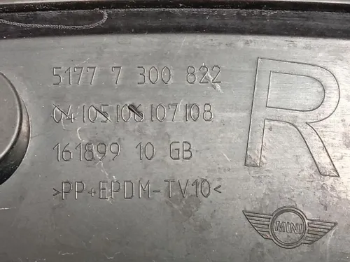 Supporto Modanatura Paracolpi Passaruota POST DX 5177 7 300 822 Mini MINI Cooper F55 2018