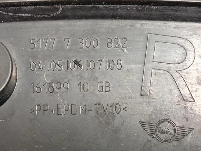 Supporto Modanatura Paracolpi Passaruota POST DX 5177 7 300 822 Mini MINI Cooper F55 2018