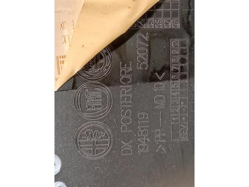 Pannello Rivestimento Porta POST DX 1948119 Alfa Romeo Giulietta 2010