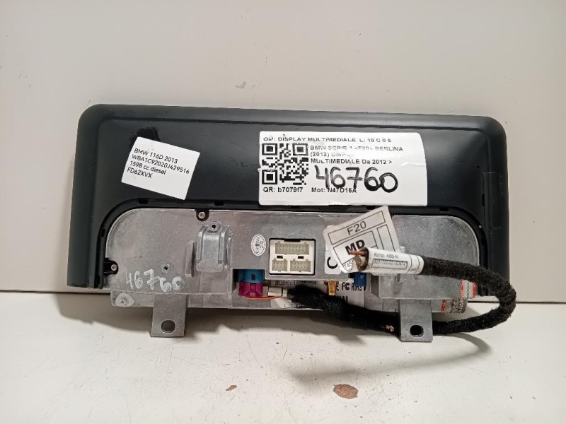 Display Multimediale DISPLAY MULTIMEDIALE Bmw Serie 1 F20 Berlina 2012