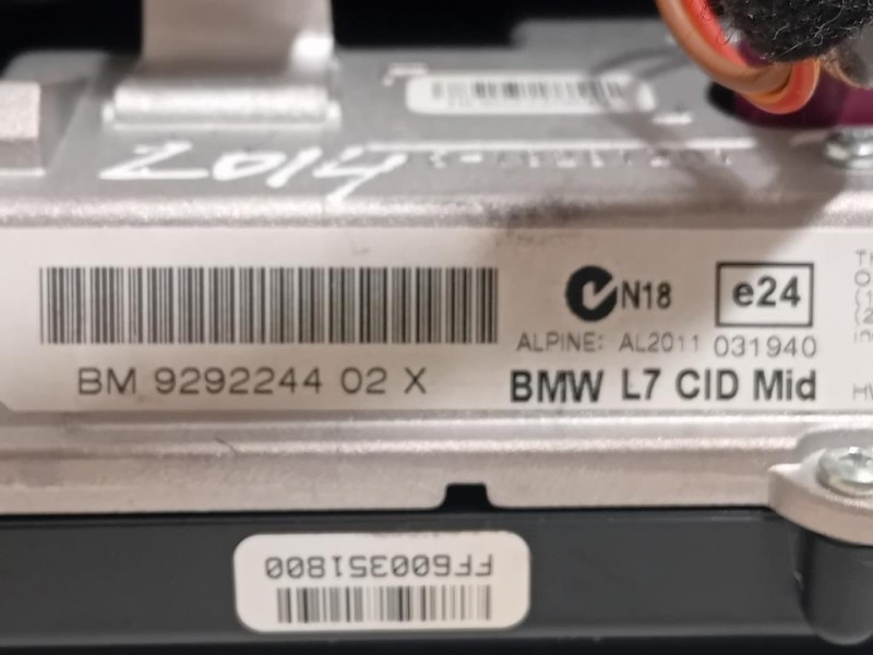 Display Multimediale 929224402 Bmw Serie 1 F20 Berlina 2012