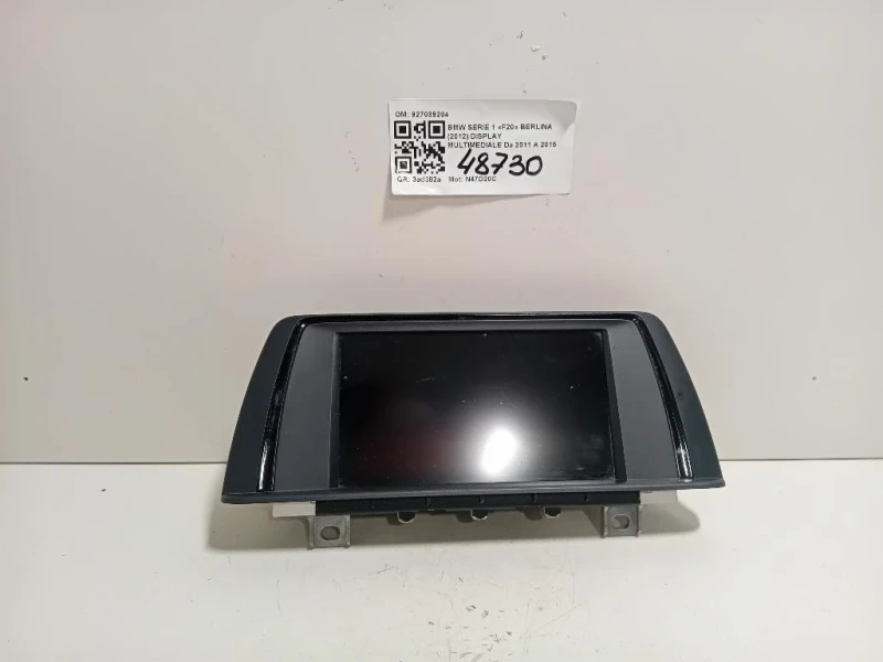 Display Multimediale 927039204 Bmw Serie 1 F20 Berlina 2012