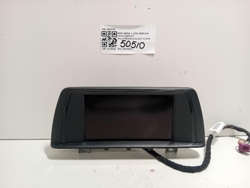 Display Multimediale 9262752 Bmw Serie 1 F20 Berlina 2012