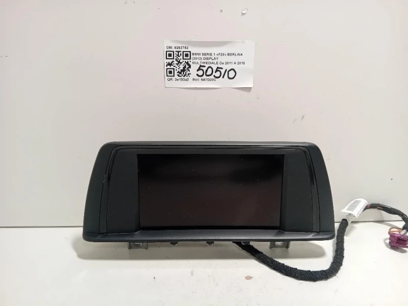 Display Multimediale 9262752 Bmw Serie 1 F20 Berlina 2012