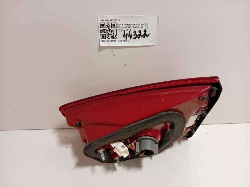 Fanale INT POST SX 924053W010 Kia Sportage III 2010
