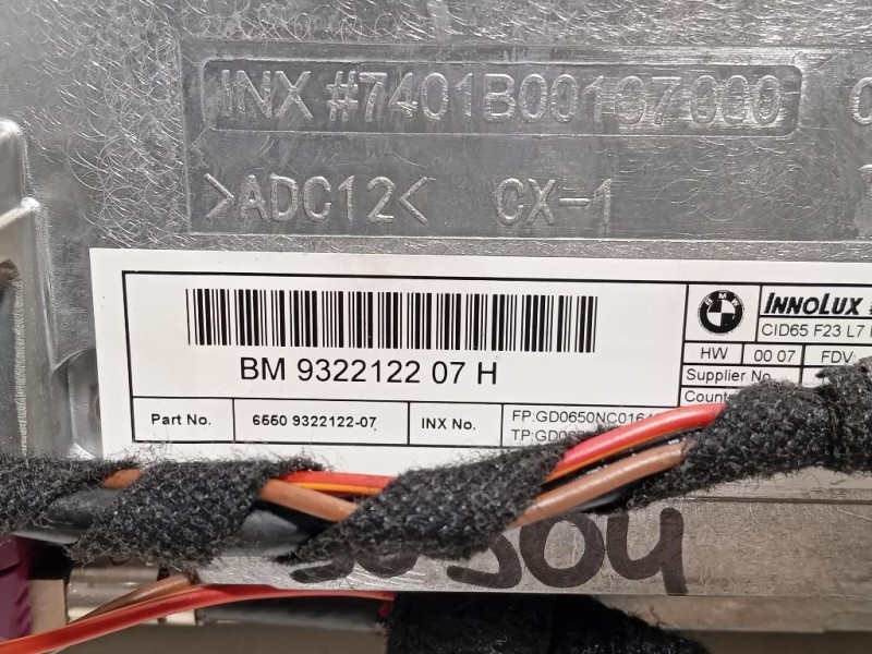 Display Multimediale 932212207 Bmw Serie 1 F20 Berlina 2015