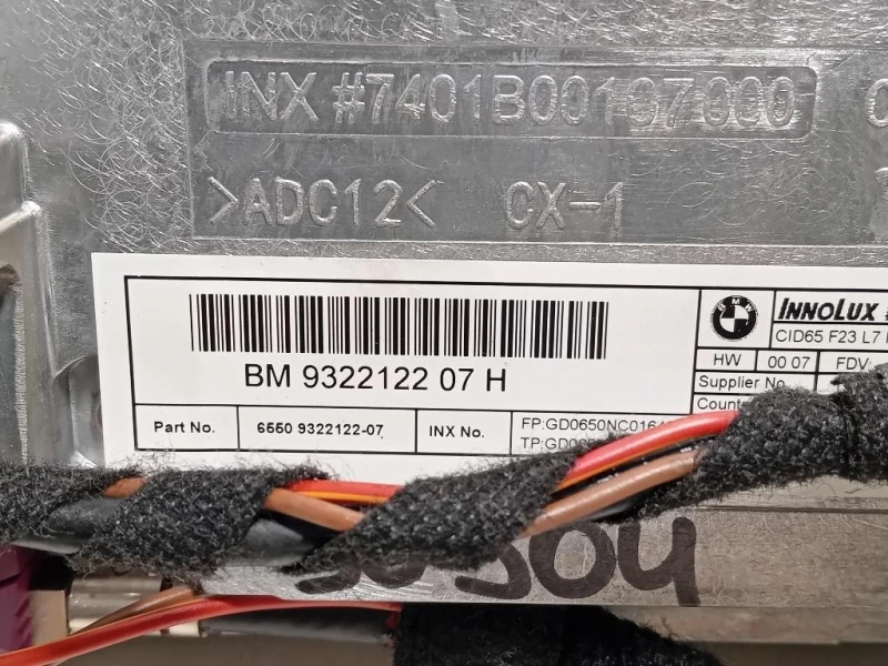 Display Multimediale 932212207 Bmw Serie 1 F20 Berlina 2015