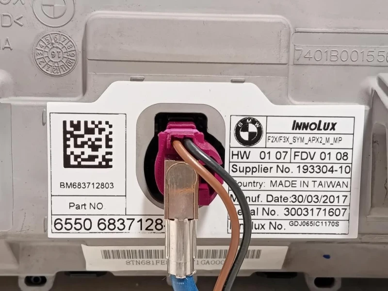 Display Multimediale 65506837128-03 Bmw Serie 1 F20 Berlina 2015