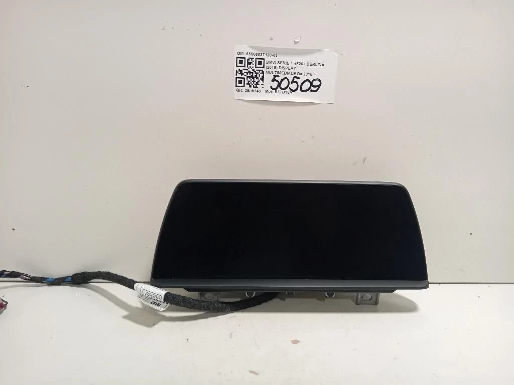 Display Multimediale 65506837128-03 Bmw Serie 1 F20 Berlina 2015