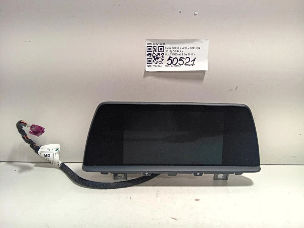 Display Multimediale 932212206 Bmw Serie 1 F20 Berlina 2015
