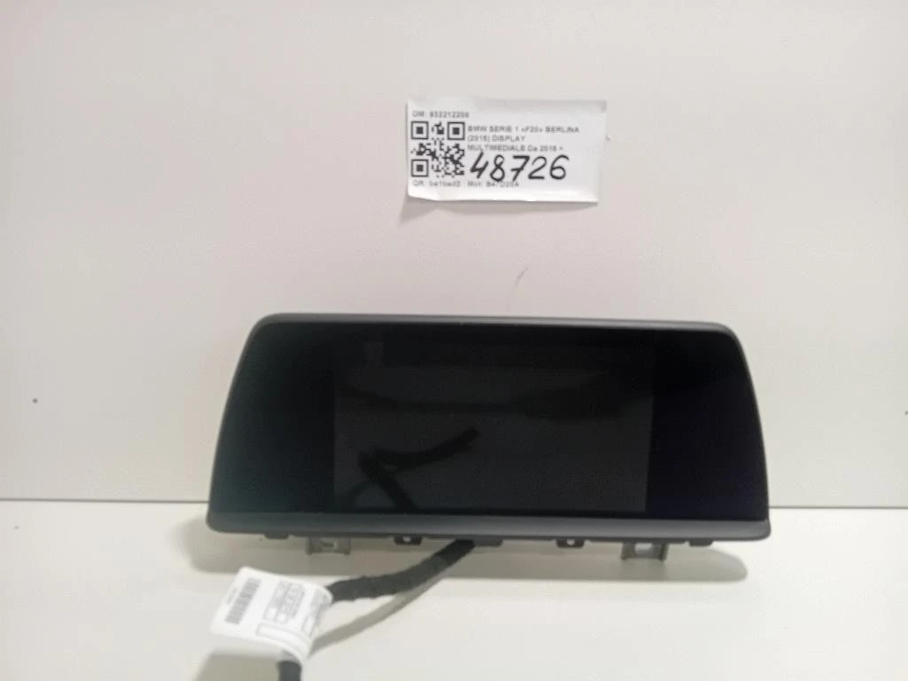 Display Multimediale 932212208 Bmw Serie 1 F20 Berlina 2015