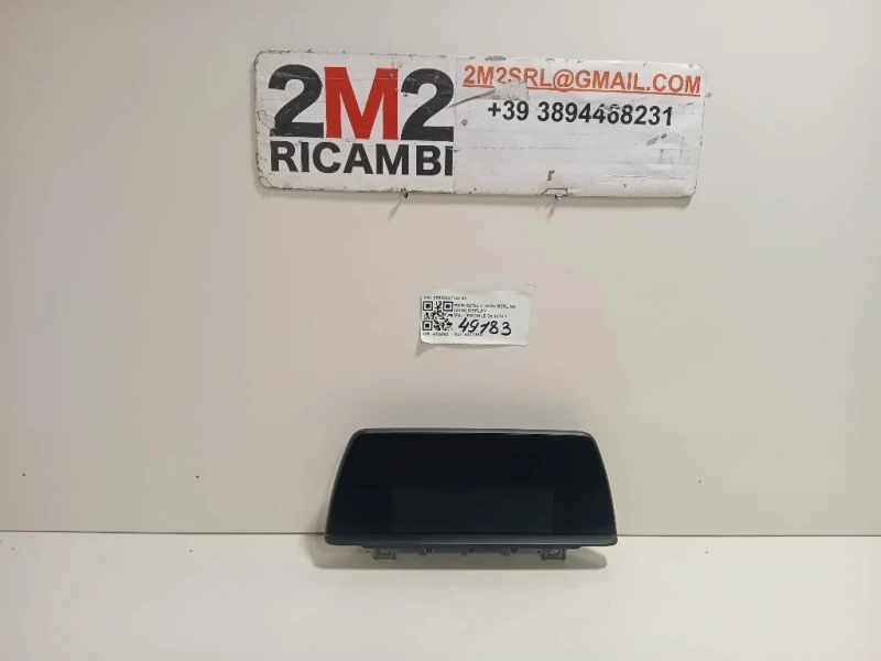 Display Multimediale 65506837128-03 Bmw Serie 1 F20 Berlina 2015