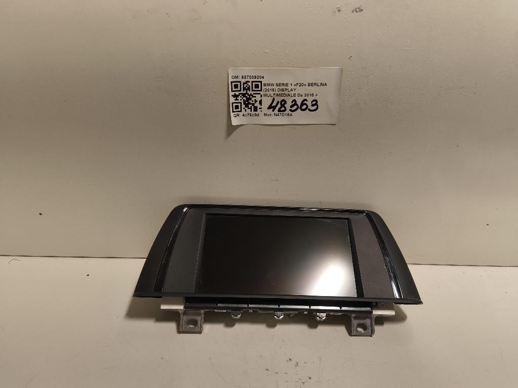 Display Multimediale 927039204 Bmw Serie 1 F20 Berlina 2015
