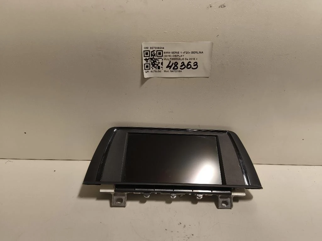 Display Multimediale 927039204 Bmw Serie 1 F20 Berlina 2015