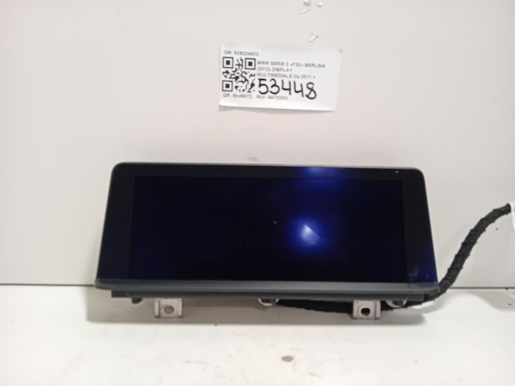 Display Multimediale 929224802 Bmw Serie 3 F30 Berlina 2012