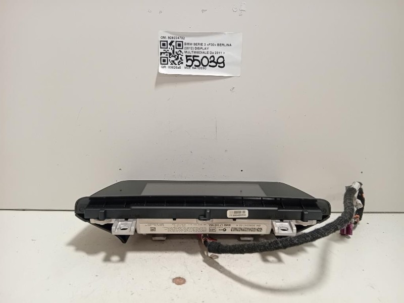 Display Multimediale 929224702 Bmw Serie 3 F30 Berlina 2012
