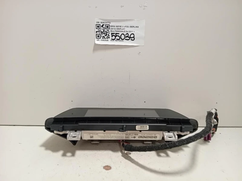 Display Multimediale 929224702 Bmw Serie 3 F30 Berlina 2012