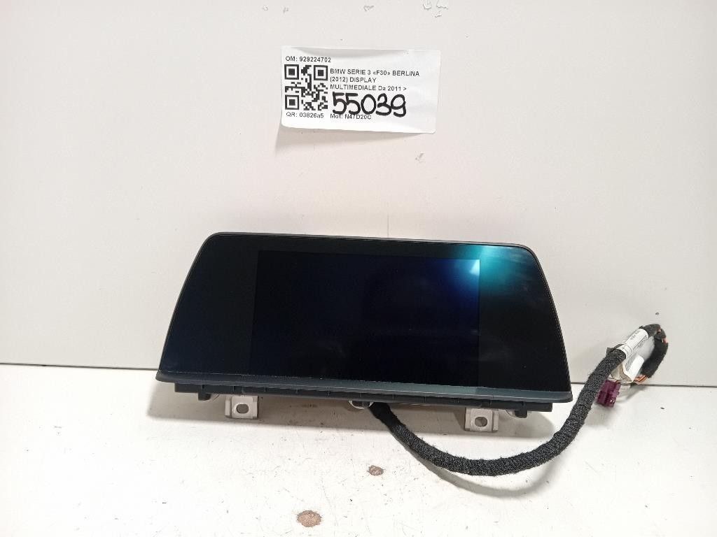 Display Multimediale 929224702 Bmw Serie 3 F30 Berlina 2012