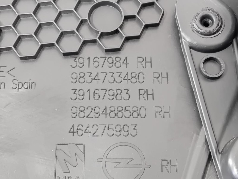 Pannello Rivestimento Porta POST DX 9834733480 PANNELLO RIVESTIMENTO PORTA POST DX Opel Corsa F 2019