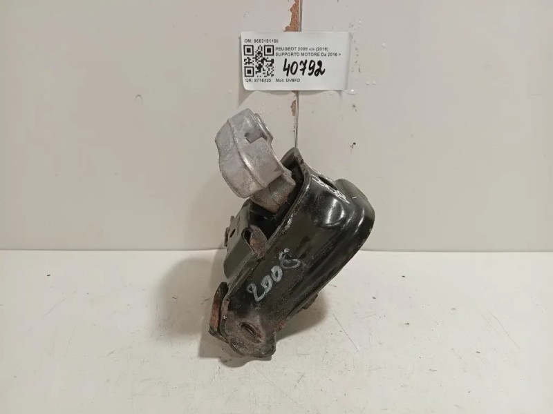 Supporto Motore 9683181180 Peugeot 2008 I 2016