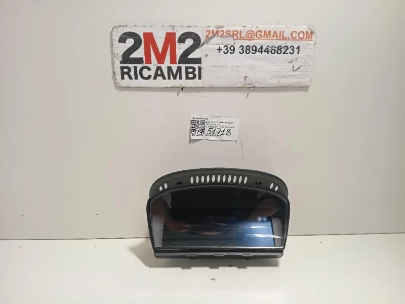 Display Multimediale 65829141809 Bmw Serie 5 E60 Berlina 2004