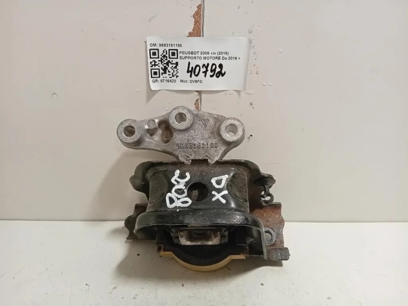 Supporto Motore 9683181180 Peugeot 2008 I 2016