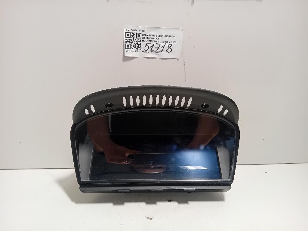 Display Multimediale 65829141809 Bmw Serie 5 E60 Berlina 2004