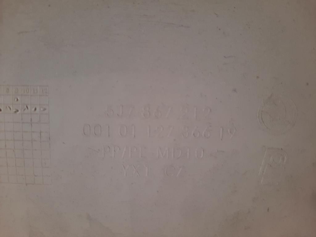 Pannello Rivestimento Porta POST DX 5J7867212 Skoda Roomster 5J7 2010