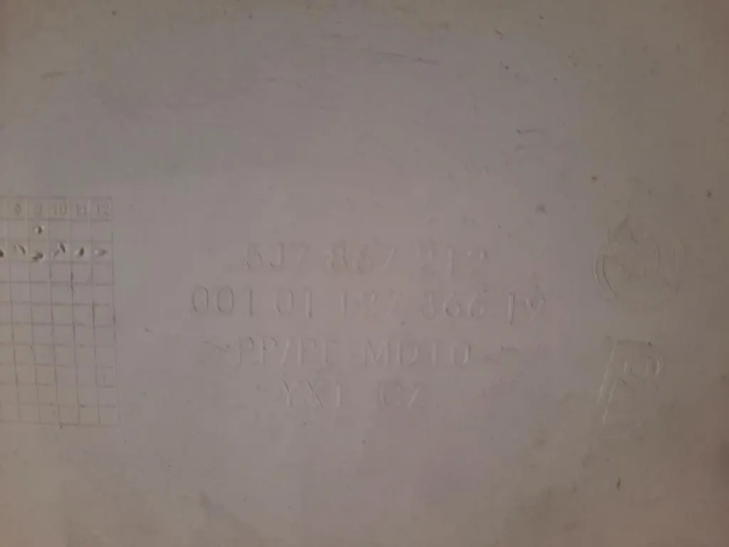 Pannello Rivestimento Porta POST DX 5J7867212 Skoda Roomster 5J7 2010