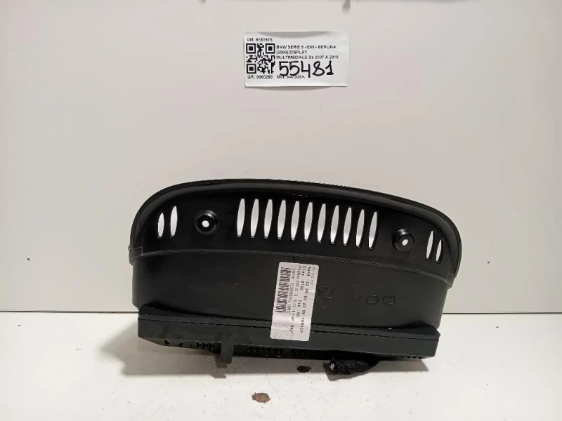 Display Multimediale 9151975 Bmw Serie 5 E60 Berlina 2004