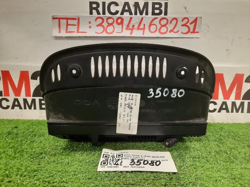 Display Multimediale A2C53258833 Bmw Serie 5 E60 Berlina 2004