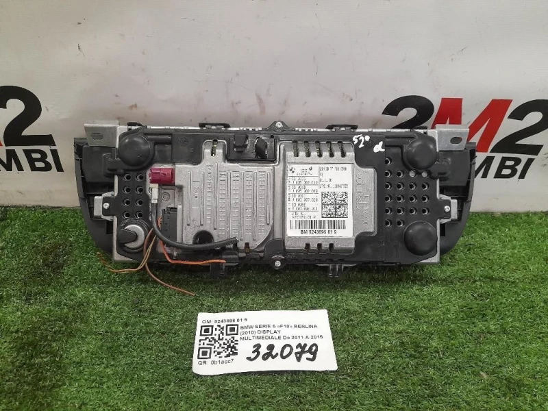 Display Multimediale 9243896 01 9 Bmw Serie 5 F10 Berlina 2010