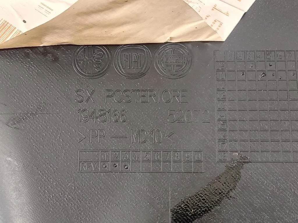 Pannello Rivestimento Porta POST SX 1948166 Alfa Romeo Giulietta 2010