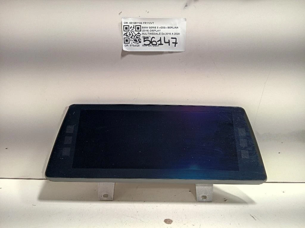 Display Multimediale 681051106 Bmw Serie 5 G30 Berlina 2016