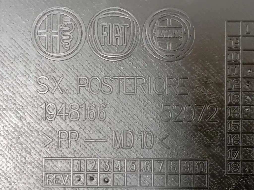 Pannello Rivestimento Porta POST SX Alfa Romeo Giulietta 2013