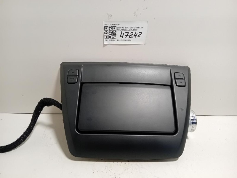 Display Multimediale A2C53167091 SCHERMO DISPLAY NAVIGATORE Bmw X3 E83 2004