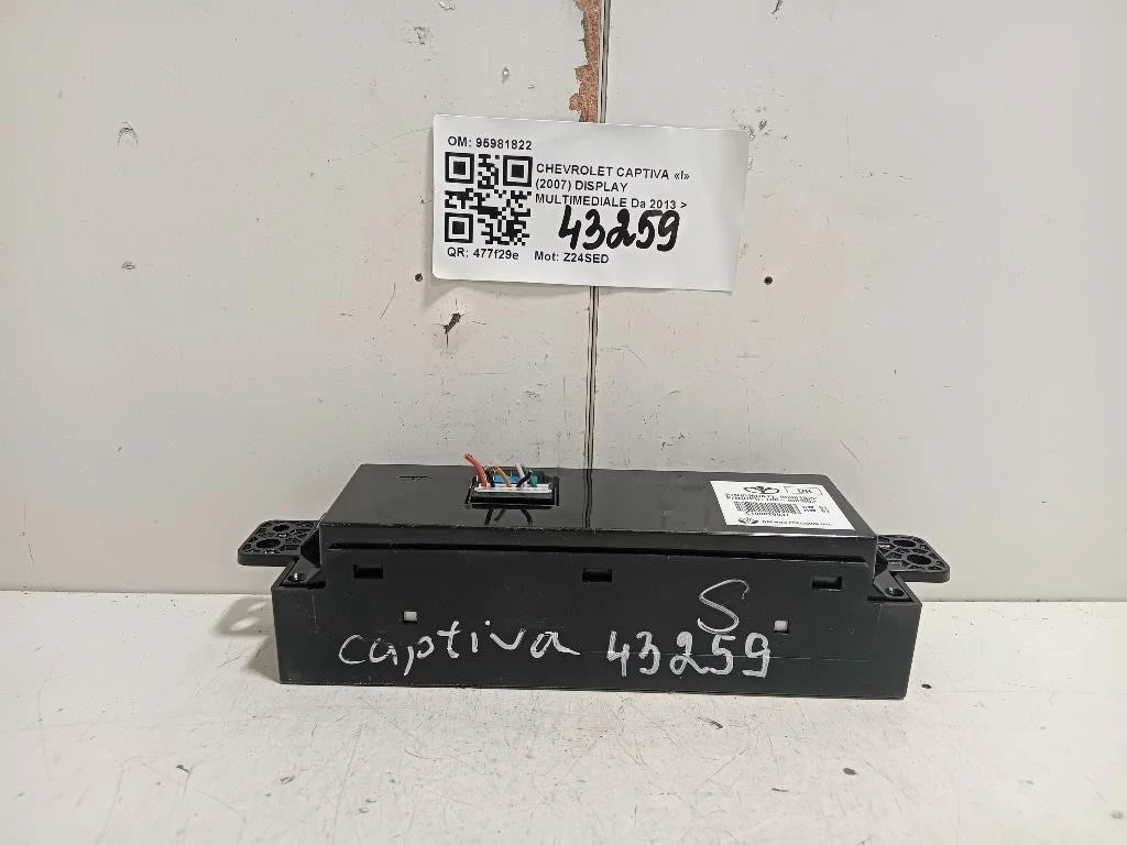 Display Multimediale 95981822 Chevrolet Captiva I 2007
